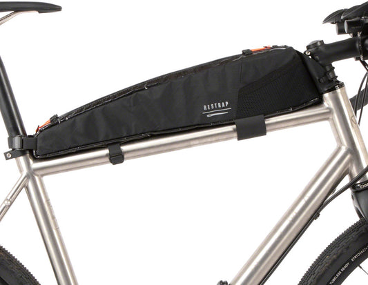 Restrap Race Top Tube Bag - Long, 3L, Black