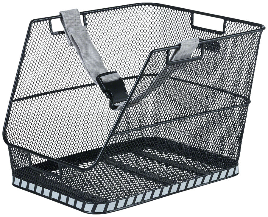 Basil Class Rear Basket -  Black