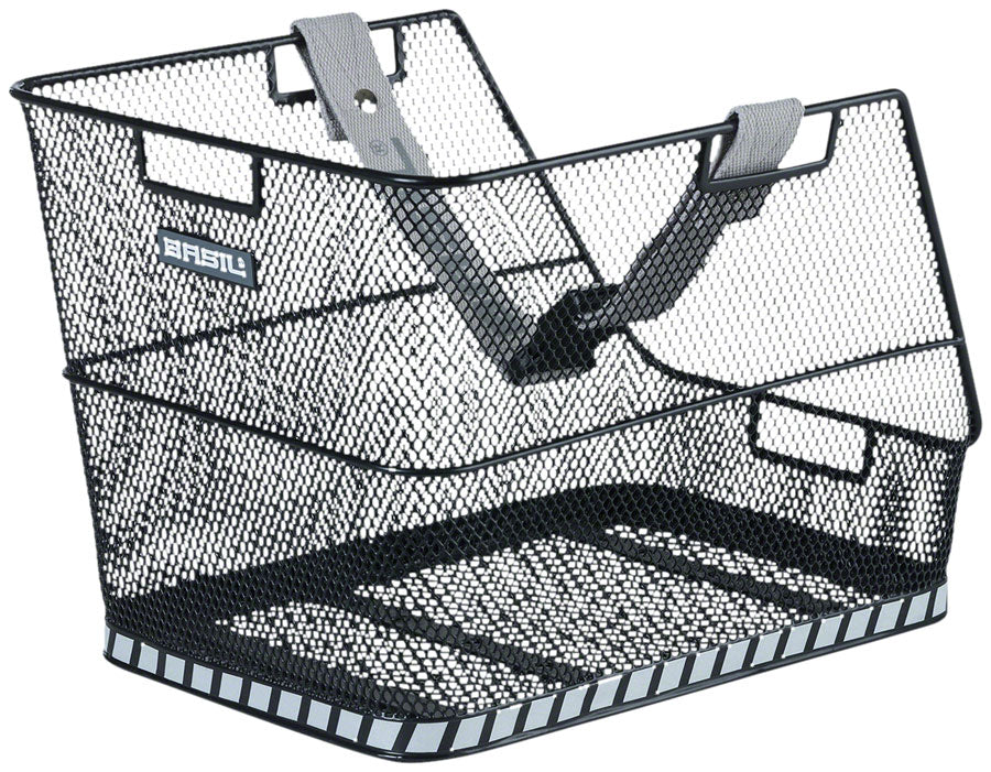 Basil Class Rear Basket -  Black