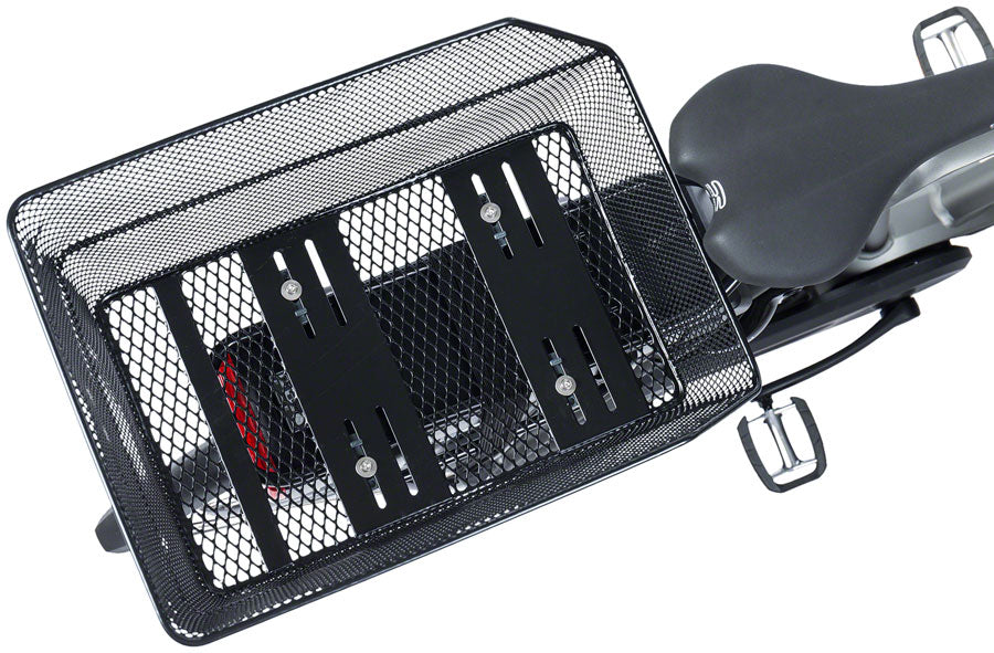 Basil Cento WSL Rear Basket - Black