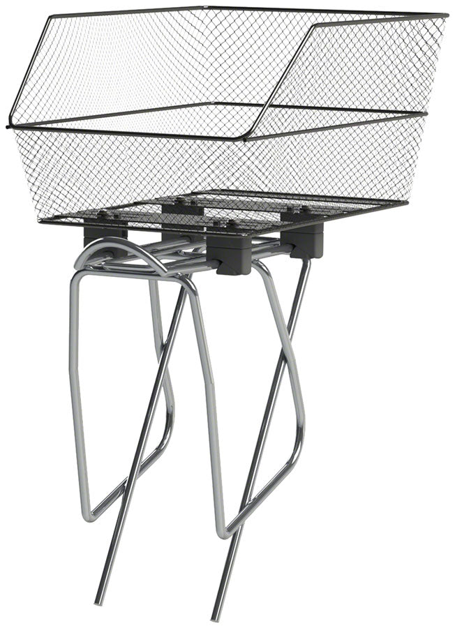 Basil Cento WSL Rear Basket - Black