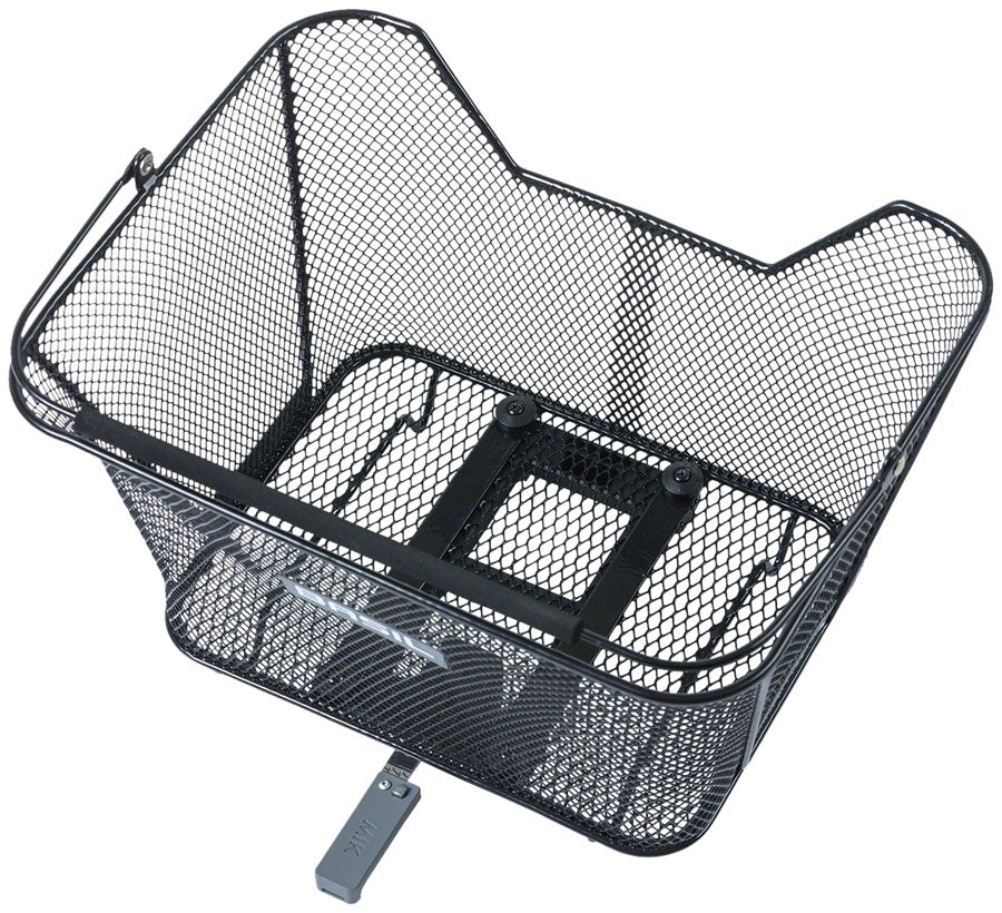 Basil Lesto MIK Rear Basket, MIK Attachment, Black