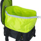 Basil Miles Trunk Bag - 7L, Strap Mount, Black/Lime