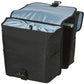 Basil Go Double  Pannier - MIK Attachment, 32L, Black