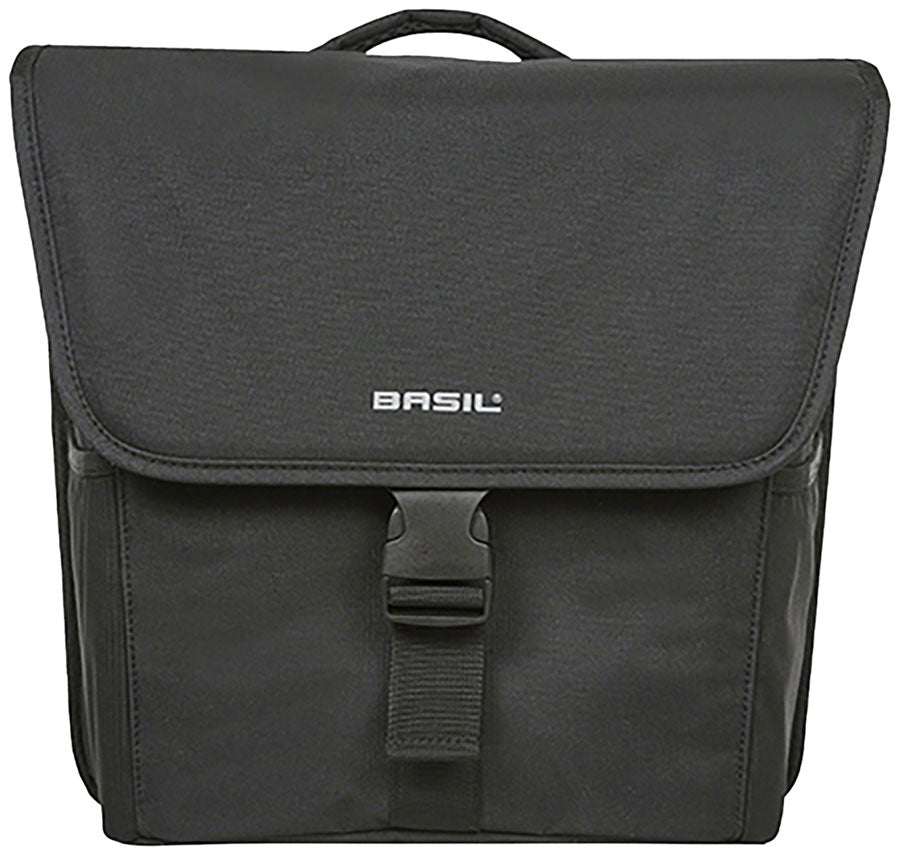 Basil Go Double  Pannier - MIK Attachment, 32L, Black