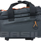 Basil Miles Trunk Bag - 7L, MIK Mount , Black/Orange