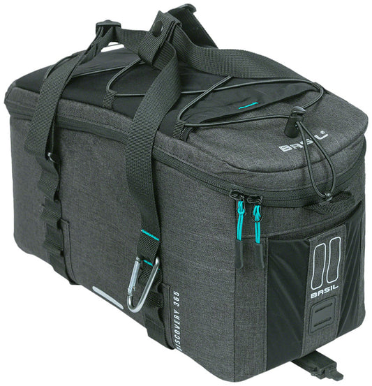 Basil Discovery 365D Trunkbag -  Medium, MIK Attachment, Black