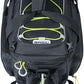 Basil Miles XL Pro Trunk Bag - 9-36L, Strap Mount, Black/Lime