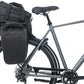 Basil Miles XL Pro Trunk Bag - 9-36L, Strap Mount, Black/Lime