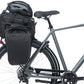Basil Miles XL Pro Trunk Bag - 9-36L, Strap Mount, Black/Lime