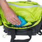 Basil Miles XL Pro Trunk Bag - 9-36L, Strap Mount, Black/Lime