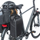 Basil Miles XL Pro Trunk Bag - 9-36L, MIK Mount, Black/Brown