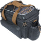 Basil Miles XL Pro Trunk Bag - 9-36L, MIK Mount, Black/Brown