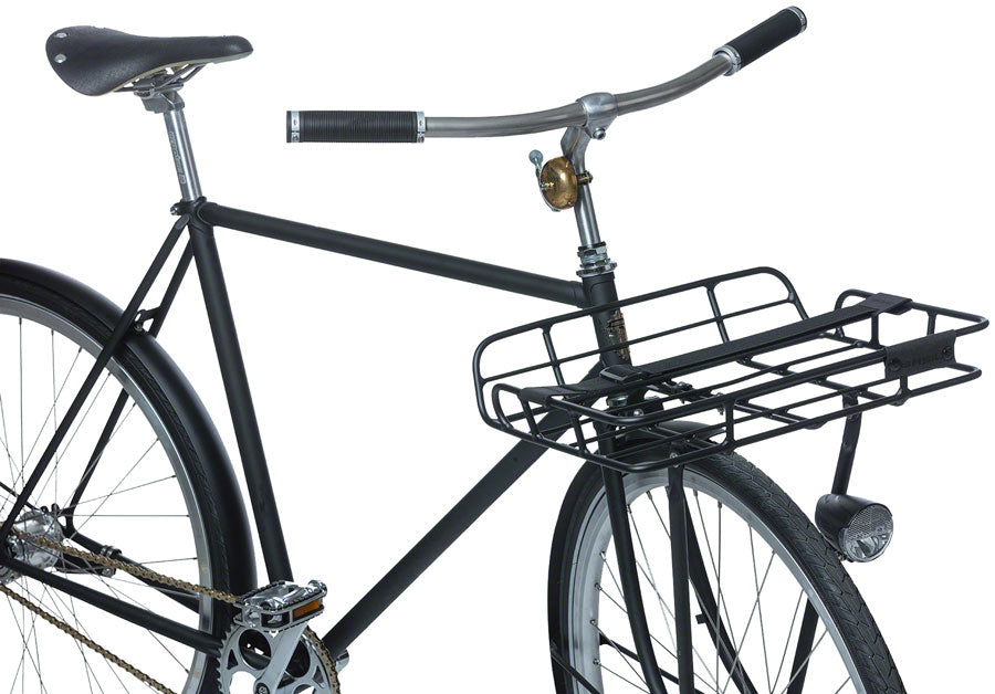 Basil Portland Front Rack, Aluminum, Black