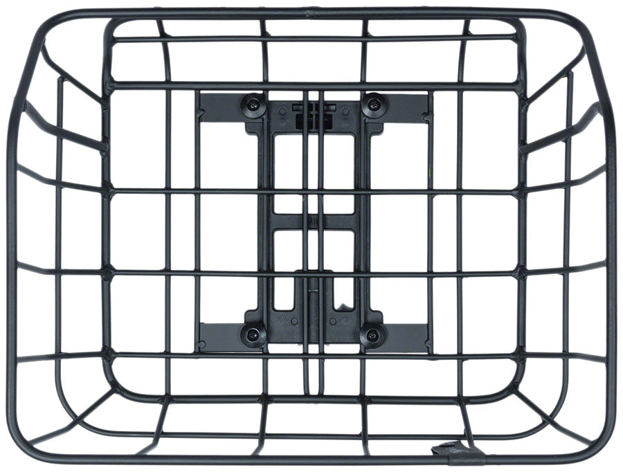 Basil Portland Rear Basket - MIK Mount, Aluminum, Black