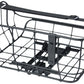 Basil Portland Rear Basket - MIK Mount, Aluminum, Black