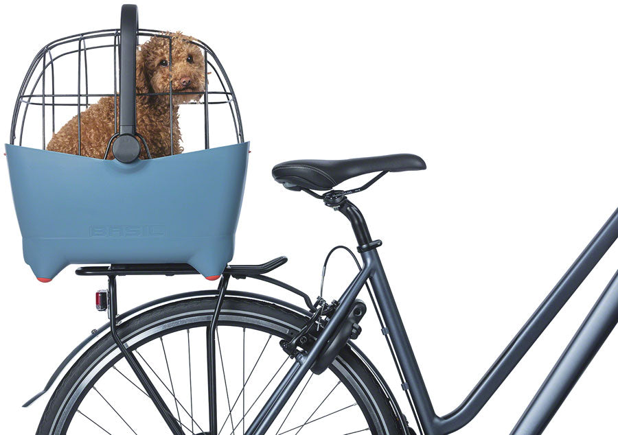 Basil Buddy Dog Basket Space Frame - Black