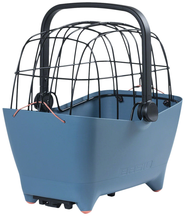 Basil Buddy Dog Basket Space Frame Black