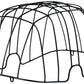 Basil Buddy Dog Basket Space Frame - Black