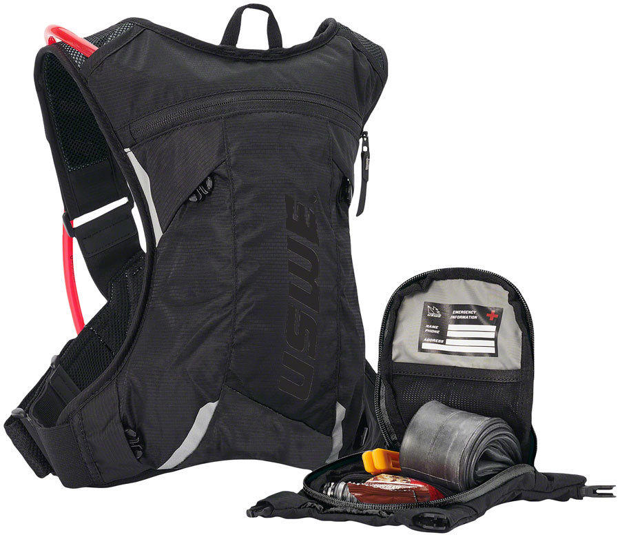 USWE MTB Hydro 3 Hydration Pack - Carbon Black