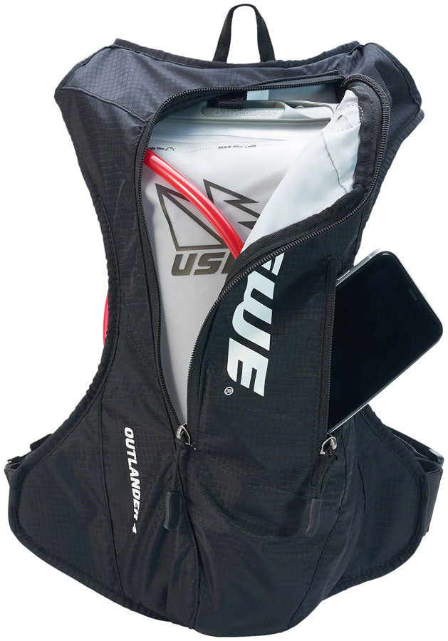 USWE Outlander 4 Hydration Pack - Carbon Black