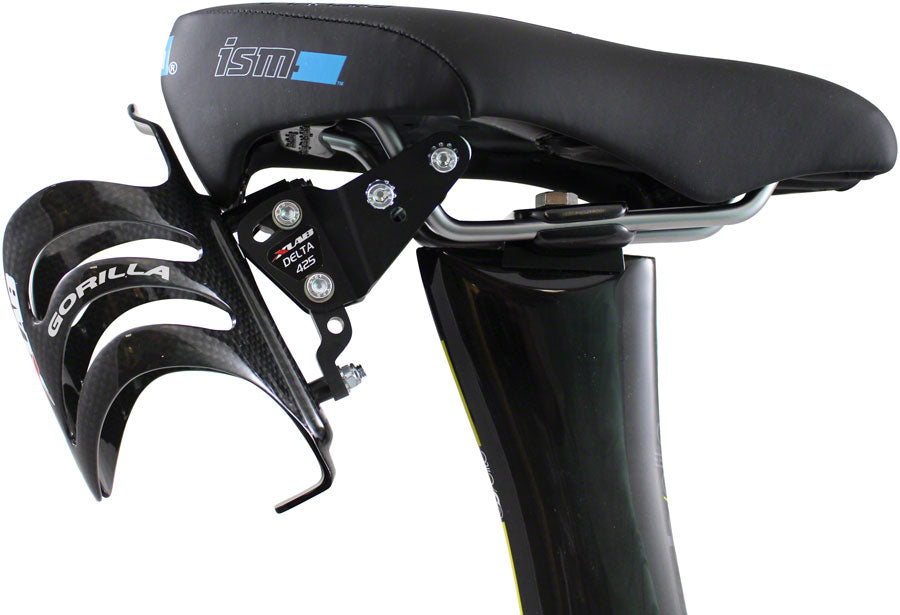 XLAB Delta 425 Alloy Saddle Mount: Black