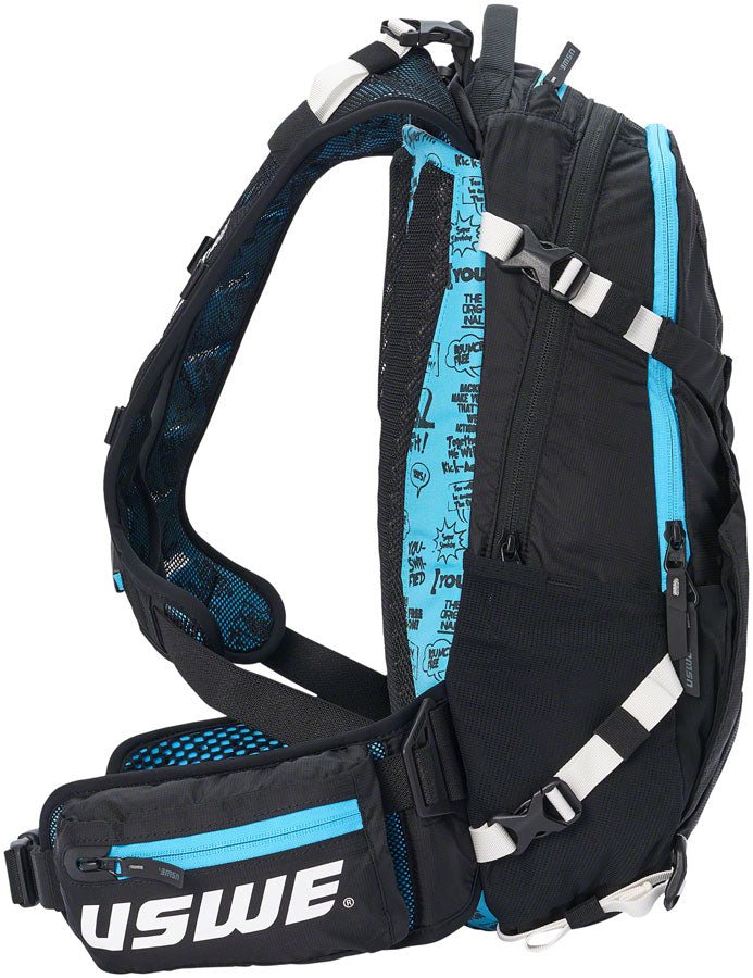 USWE Flow 25 Hydration Pack - Black/Blue