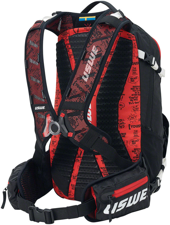 USWE Flow 25 Hydration Pack - Black/Red
