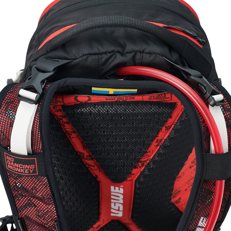 USWE Flow 25 Hydration Pack - Black/Red