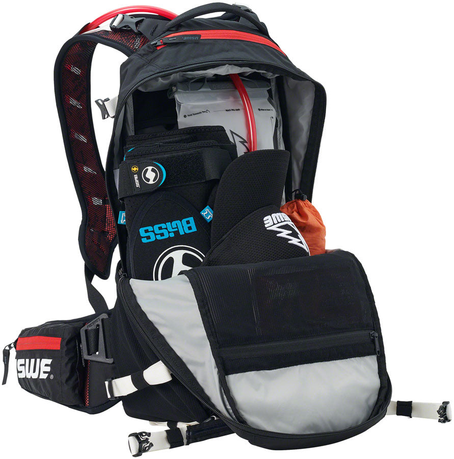 USWE Flow 25 Hydration Pack - Black/Red