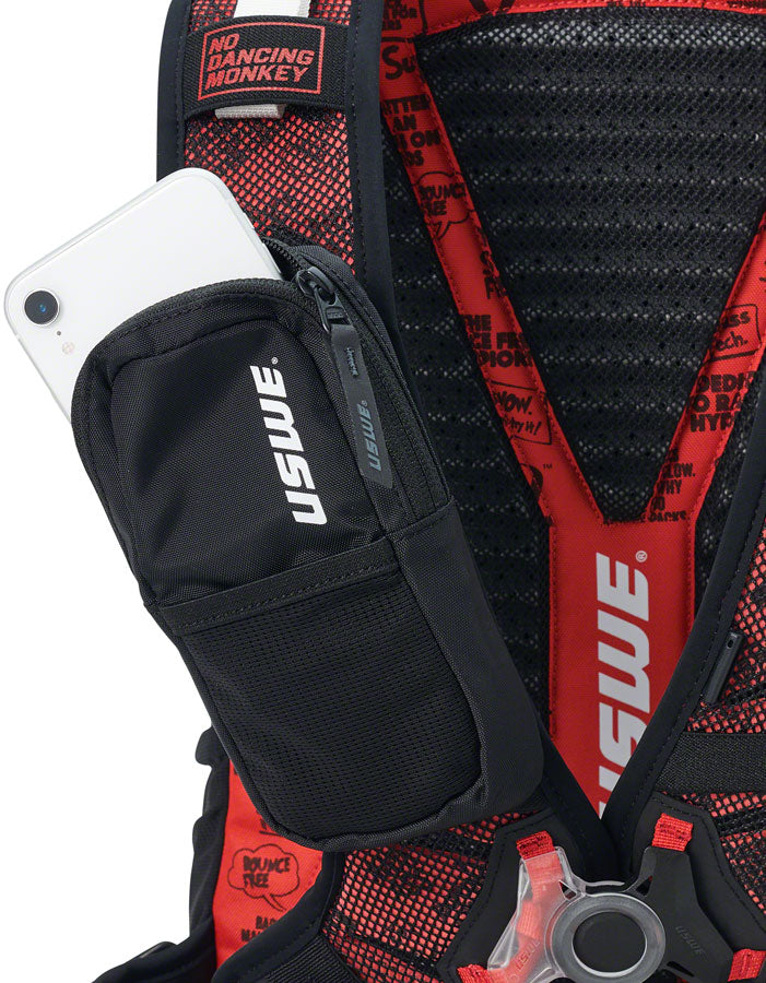 USWE Flow 25 Hydration Pack - Black/Red