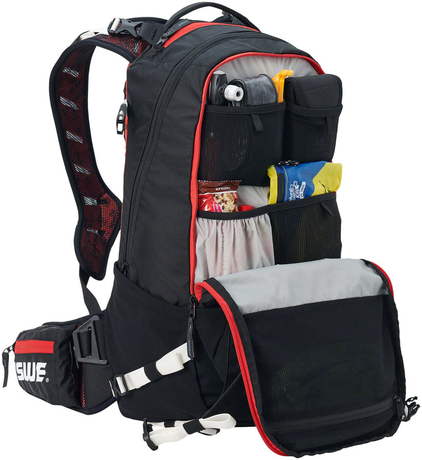 USWE Flow 25 Hydration Pack - Black/Red