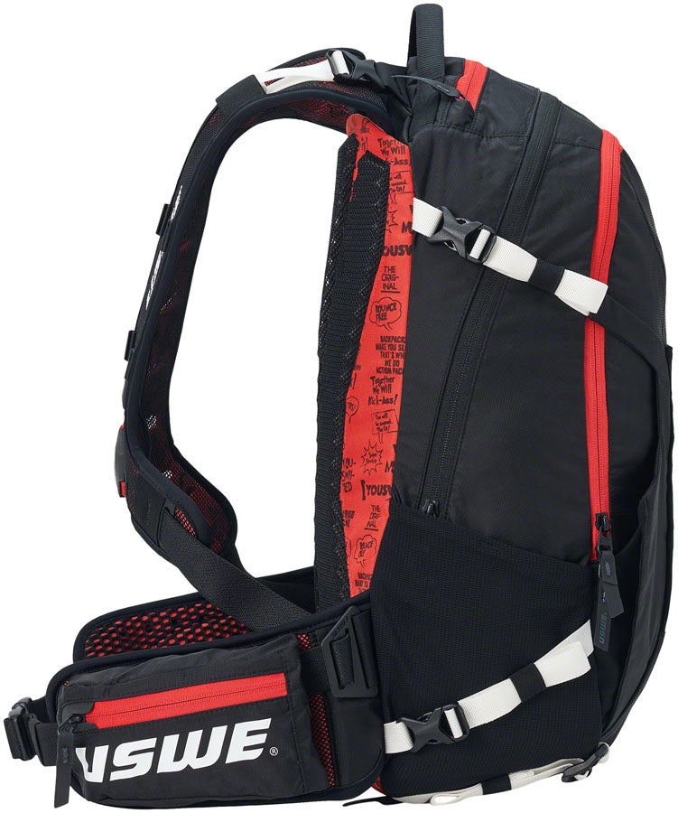 USWE Flow 25 Hydration Pack - Black/Red