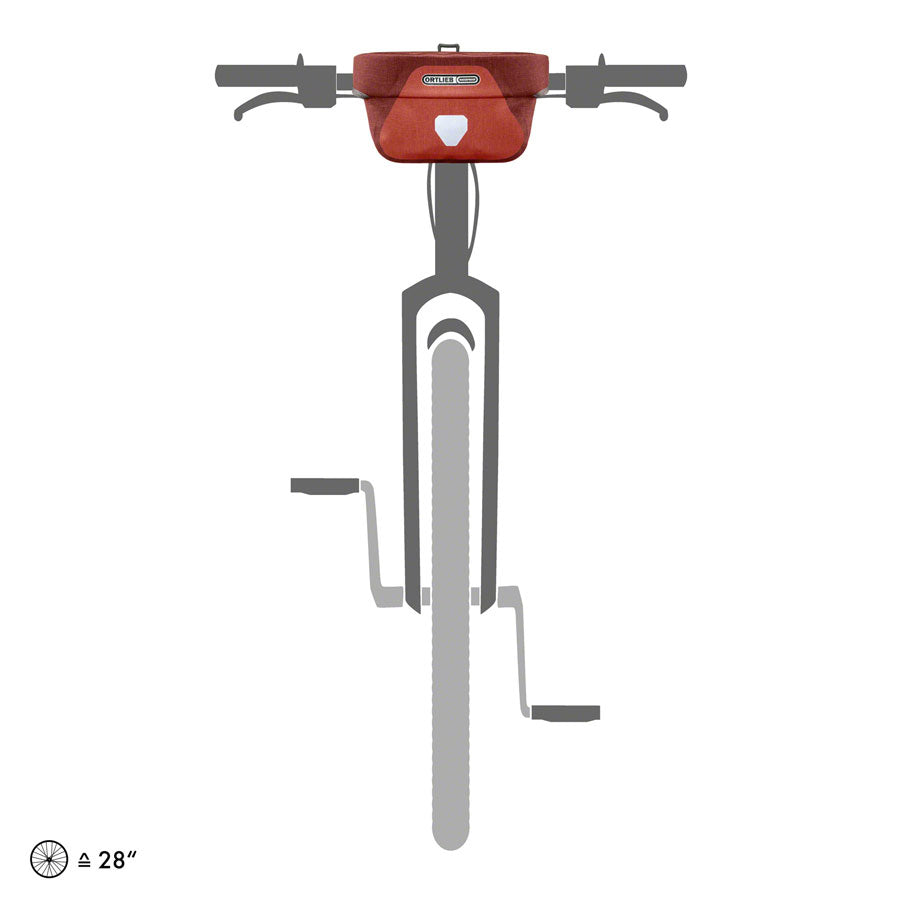 Ortlieb Ultimate Six Plus Handlebar Bag - Red, 5L