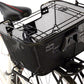 Axiom Pet Basket with Rack and Handlebar Mounts: Black