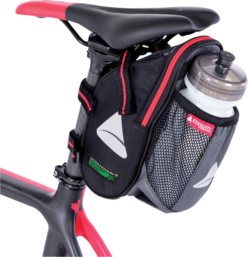 Axiom Seymour Oceanweave Wedge 1.3 H2O Saddle Bag: Black