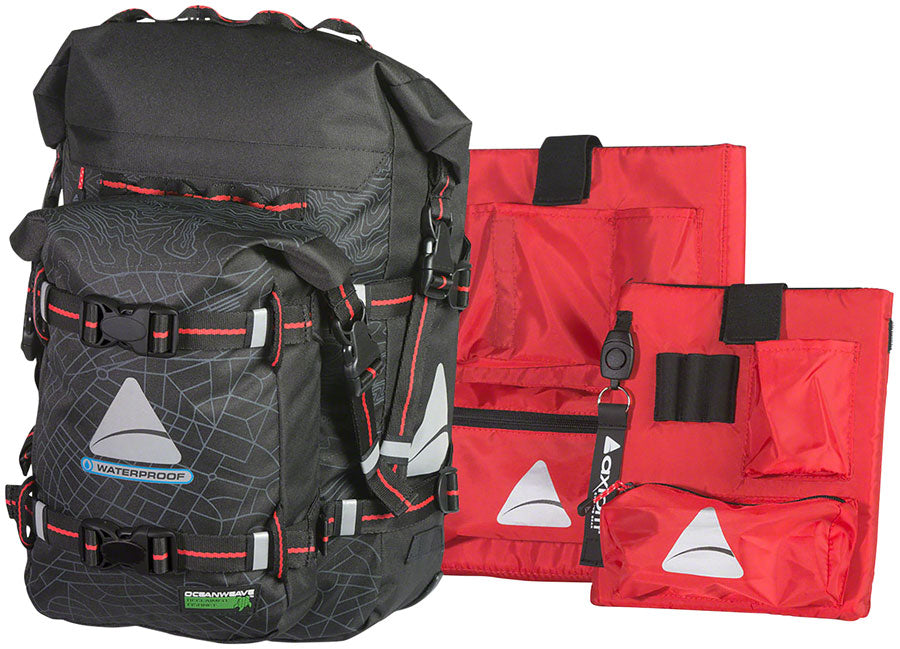 Axiom Monsoon Oceanweave P23+ Urban Pannier - Black