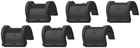 Ortlieb Rail Reducers For QL2.1/QL2 Systems: Includes 2x8mm, 2x10mm, 2x12mm (Enough for 1 Pannier)