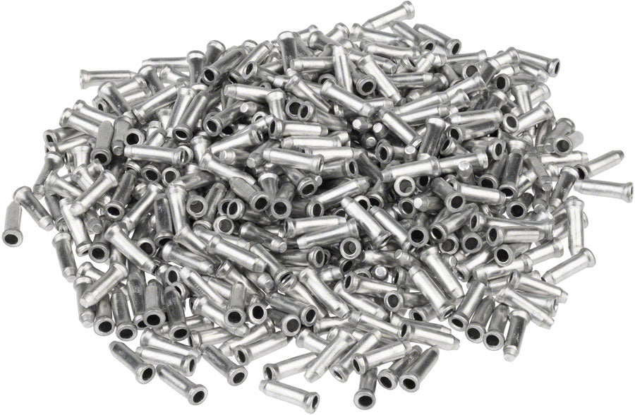 Promax Alloy Cable End Crimps - Alloy, Bottle/500