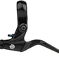 Promax XL-378 Brake Lever Set - Long Pull, 2-Finger, Tooled Reach Adjust, For Linear Pull Brakes, Black