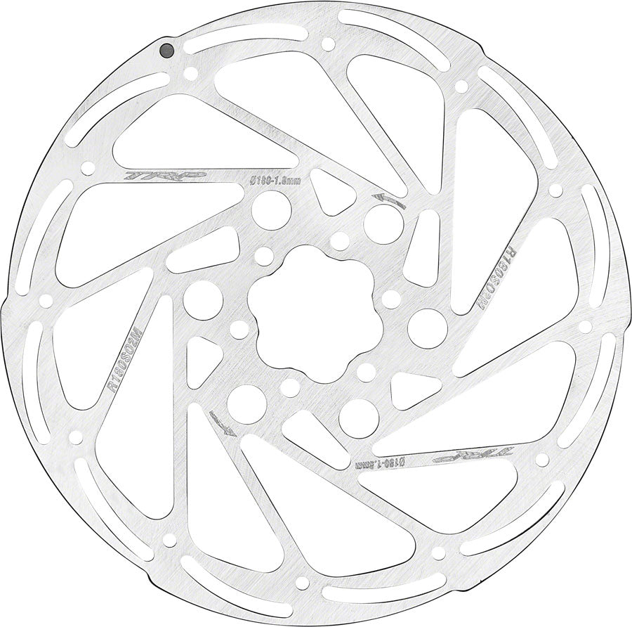 TRP R2 Disc Rotor - 180mm, 6-Bolt, 1.8mm, Silver