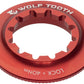 Wolf Tooth Centerlock Rotor Lockring - Internal Splined, Red