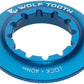 Wolf Tooth Centerlock Rotor Lockring - Internal Splined, Blue