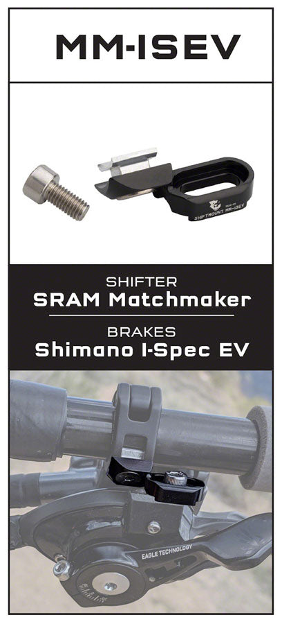 Wolf Tooth ShiftMount MM Shifter to I-Spec EV Brake