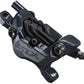Shimano SLX BL-M7100/BR-M7120 Disc Brake and Lever - Front, Hydraulic, Post Mount, 4-Piston, Black