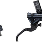 Shimano SLX BL-M7100/BR-M7120 Disc Brake and Lever - Rear, Hydraulic, Post Mount, 4-Piston, Black