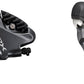 Shimano GRX BL-RX810/BR-RX810 Disc Brake and Lever - Front, Hydraulic, Flat Mount, Finned Resin Pads, Black