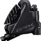 Shimano GRX ST-RX400/BR-RX400 Hydraulic Disc Brake and Brake/Shift Lever - Right, 10-Speed, Flat Mount, Finned Resin Pads, Black