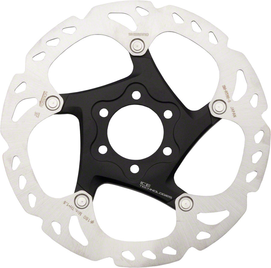 Shimano Deore XT SM-RT86-S Disc Brake Rotor - 160mm, 6-Bolt, Sil