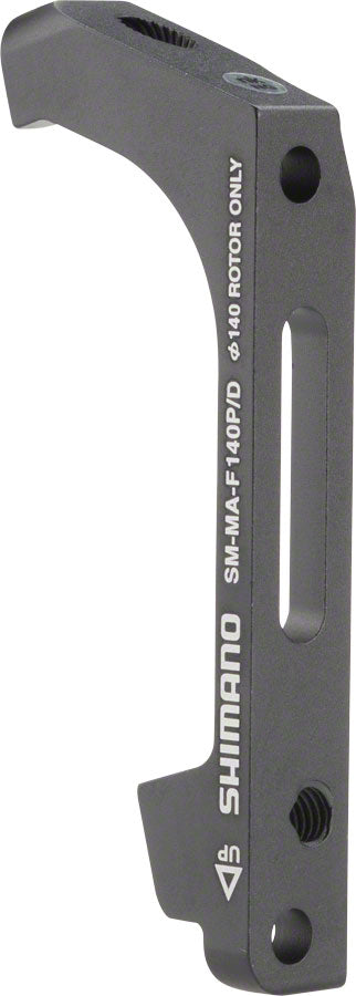 Shimano F140P/D Disc Brake Adaptor for 140mm Rotor, 74mm Caliper, Flat- Mount Fork